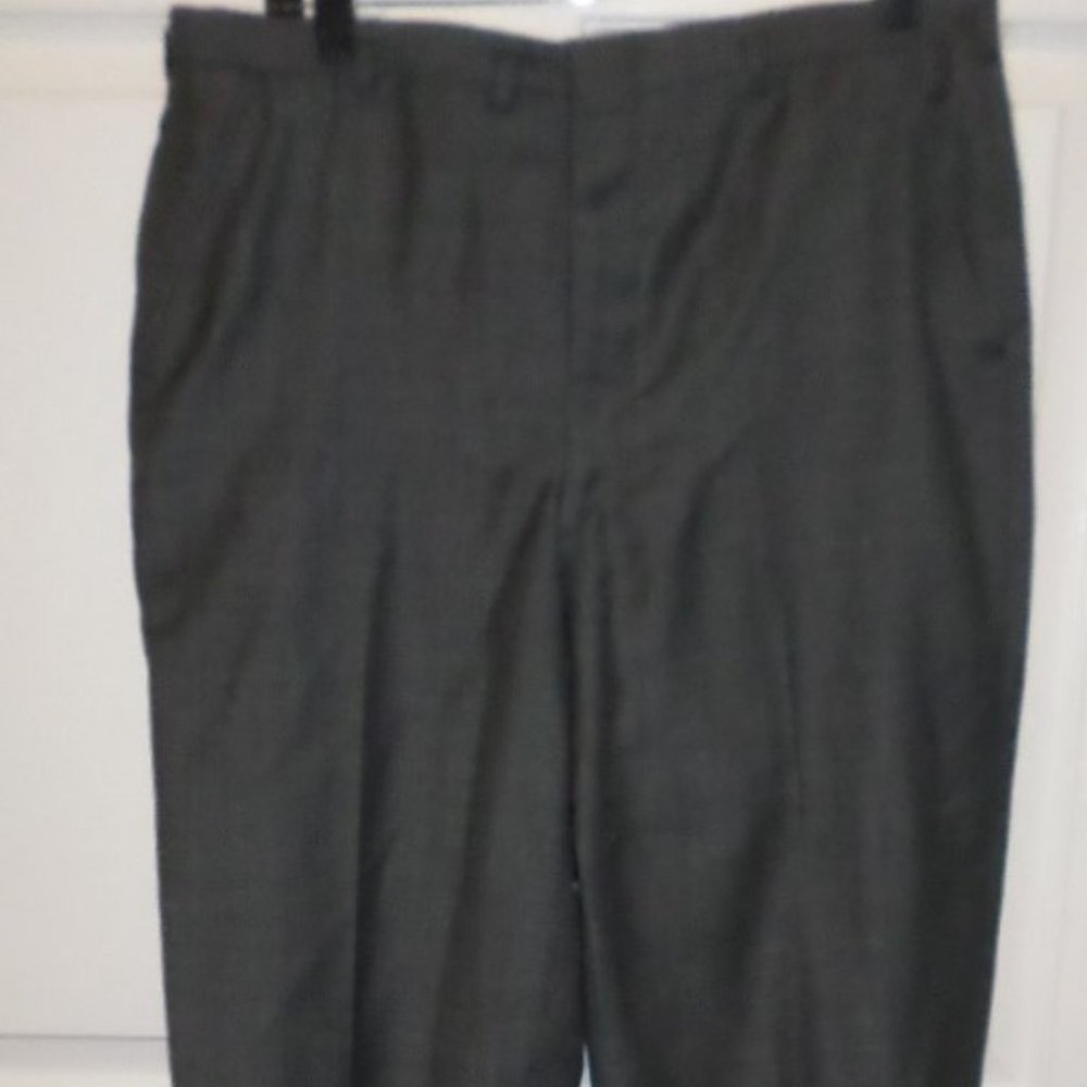 Men grey slim fit dress pants 34x 32